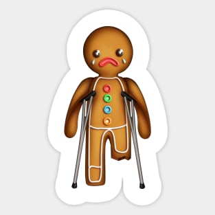 cute gingerbread Sticker